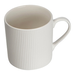 Tasse aus Keramik , weiss