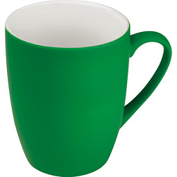Tasse matt gummiert, 300 ml, grün