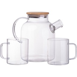 Teekannen-Set Girona,transparent
