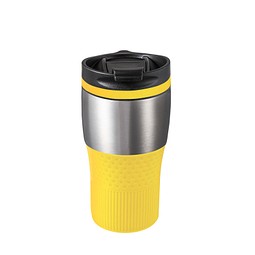 Thermobecher RETUMBLER-BAYAMO MEZZO CORPORATE, silber/gelb