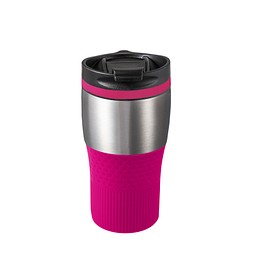 Thermobecher RETUMBLER-BAYAMO MEZZO CORPORATE, silber/magenta