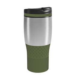 Thermobecher RETUMBLER-myBAYAMO GRANDE II, silber/dunkelgrün