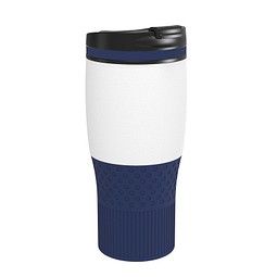 Thermobecher RETUMBLER-myBAYAMO GRANDE II, weiß/dunkelblau