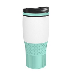 Thermobecher RETUMBLER-myBAYAMO GRANDE II, weiß/mint