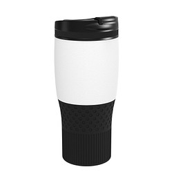 Thermobecher RETUMBLER-myBAYAMO GRANDE II, weiß/schwarz