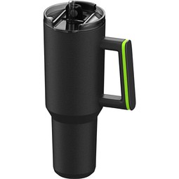 Thermobecher RETUMBLER-myKINGS CANYON 900, schwarz, Ring hellgrün