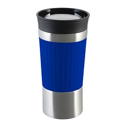 Thermobecher RETUMBLER-myKINGSTON, silber, blau