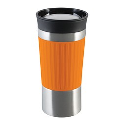 Thermobecher RETUMBLER-myKINGSTON, silber, orange