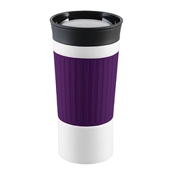 Thermobecher RETUMBLER-myKINGSTON, weiß, lila