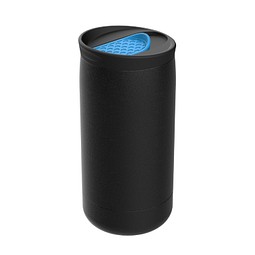 Thermobecher RETUMBLER-myNIZZA, schwarz/hellblau