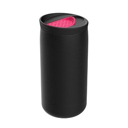 Thermobecher RETUMBLER-myNIZZA, schwarz/magenta