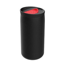 Thermobecher RETUMBLER-myNIZZA, schwarz/rot