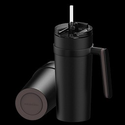 Thermobecher RETUMBLER-myORINOCO CERAMIC, schwarz/braun