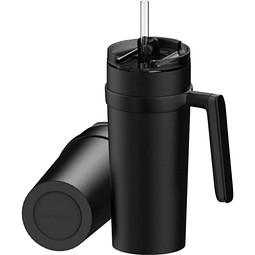 Thermobecher RETUMBLER-myORINOCO CERAMIC, schwarz/dunkelgrau