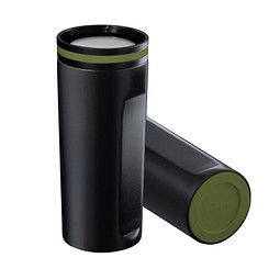 Thermobecher RETUMBLER-mySTEELONE, schwarz/dunkelgrün