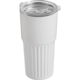 Thermobecher Wave Line, Weiß