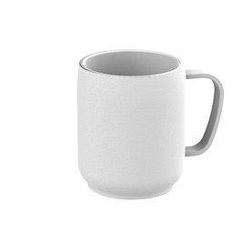 Thermotasse RETUMBLER-myNIZZA CERAMIC, weiß