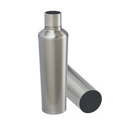 Thermotrinkflasche RETUMBLER-myDRINQEO 770, silber/anthrazit
