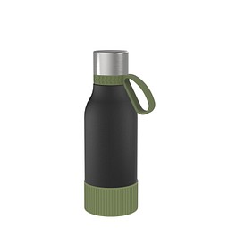 Thermotrinkflasche RETUMBLER-myNIZZA II 420 CERAMIC, schwarz/dunkelgrün/dunkelgrün