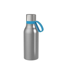 Thermotrinkflasche RETUMBLER-myNIZZA II 420 CERAMIC, silber/hellblau