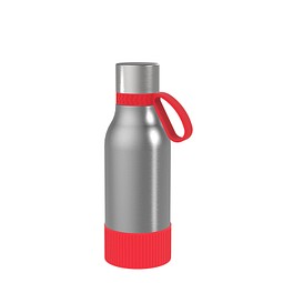 Thermotrinkflasche RETUMBLER-myNIZZA II 420 CERAMIC, silber/rot/rot