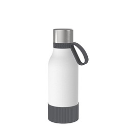 Thermotrinkflasche RETUMBLER-myNIZZA II 420 CERAMIC, weiß/anthrazit/anthrazit