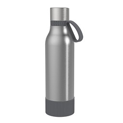 Thermotrinkflasche RETUMBLER-myNIZZA II 600 CERAMIC, silber/anthrazit/anthrazit