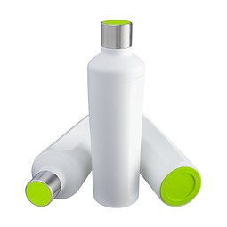 Thermotrinkflasche RETUMBLER-mySTEELONE, weiß/hellgrün