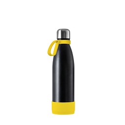 Thermotrinkflasche RETUMBLER-NIZZA, schwarz/gelb/gelb