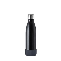 Thermotrinkflasche RETUMBLER-NIZZA, schwarz, Sleeve anthrazit