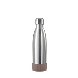 Thermotrinkflasche RETUMBLER-NIZZA, silber/braun/braun