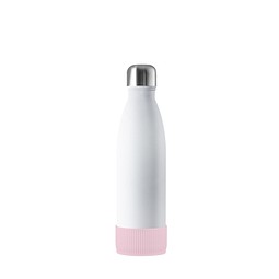Thermotrinkflasche RETUMBLER-NIZZA, weiß, Sleeve rosa