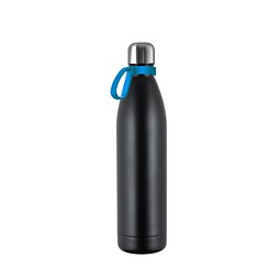 Thermotrinkflasche RETUMBLER-NIZZA XL, schwarz/hellblau