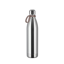 Thermotrinkflasche RETUMBLER-NIZZA XL, silber/braun