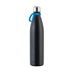 Thermotrinkflasche RETUMBLER-NIZZA XXL, schwarz/hellblau
