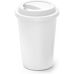 TONALI 450. Mehrwegbecher aus PP 450 ml, Weiß