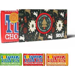 Tony's Chocolonely Tafel 90 g, Vollmilch, inkl. Druck