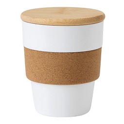 Trinkbecher TRAVEL GRIP,weiß