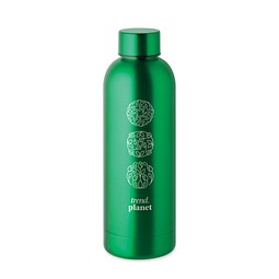 Trinkflasche Edelstahl 500 ml ATHENA, Grün
