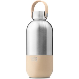 Trinkflasche Edelstahl, Beige 750ml, Beige