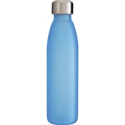 Trinkflasche RETUMBLER-myTOULON GLASS, cyan