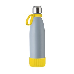 Trinkflasche RETUMBLER-myTOULON, grau/gelb/gelb