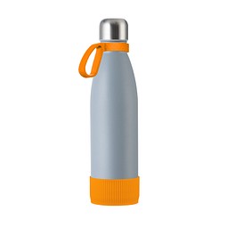 Trinkflasche RETUMBLER-myTOULON, grau/orange/orange