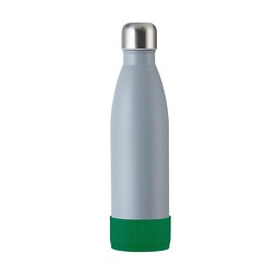 Trinkflasche RETUMBLER-myTOULON, grau, Sleeve grün