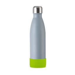 Trinkflasche RETUMBLER-myTOULON, grau, Sleeve hellgrün