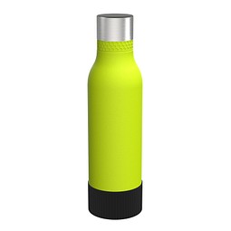 Trinkflasche RETUMBLER-myTOULON II 820, hellgrün, Sleeve schwarz