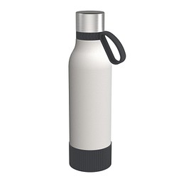 Trinkflasche RETUMBLER-myTOULON II 820, weiß/anthrazit/anthrazit