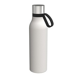 Trinkflasche RETUMBLER-myTOULON II 820, weiß, Ring schwarz