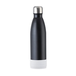 Trinkflasche RETUMBLER-myTOULON, schwarz, Sleeve weiß