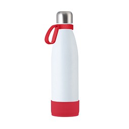 Trinkflasche RETUMBLER-myTOULON, weiß/rot/rot